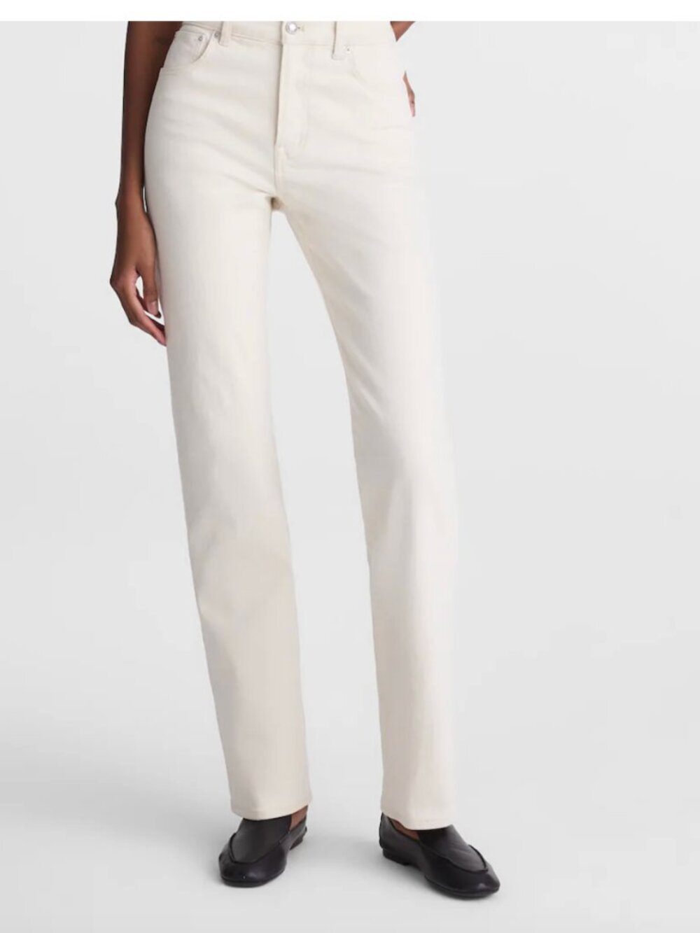Madewell The Petite Longline Straight Jean